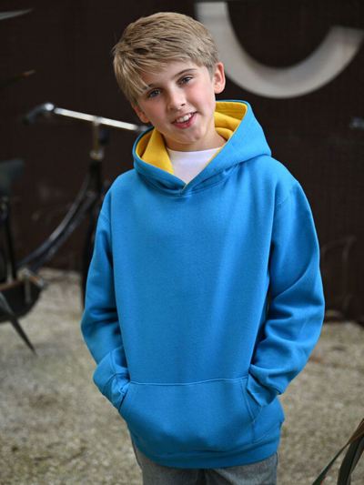 Kids Contrast Hoodie