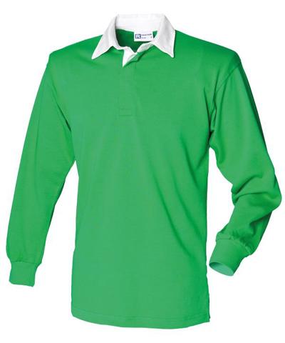 Long Sleeve Plain Rugby Shirt