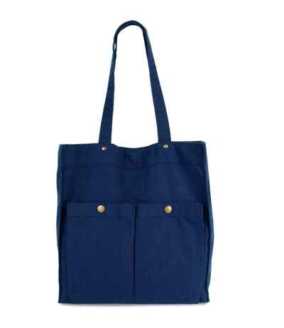 Kimood Washed Cotton Bag with Pockets