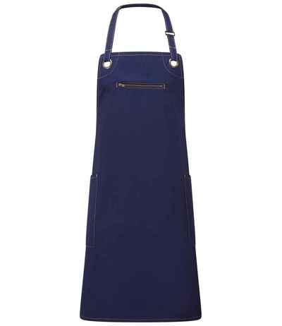 Premier Barley Contrast Stitch Bib Apron