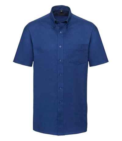 Russell Athletic Collection Short Sleeve Easy Care Oxford Shirt