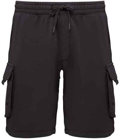 Native Spirit French Terry Washed Effect Cargo Shorts
