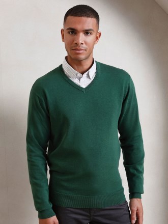 V Neck Knitted Sweater