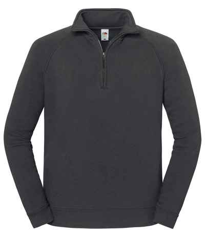 Fruit of the Loom Iconic Premium Zip Neck Sweatshirt