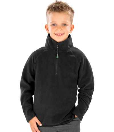 Result Recycled Kids Zip Neck Micro Fleece