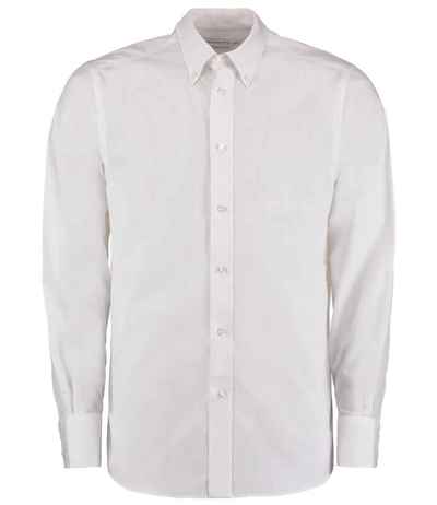 Kustom Kit Long Sleeve Tailored City Business Shirt