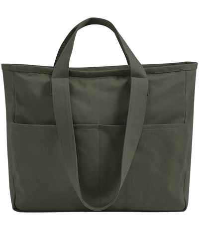 Westford Mill Double Handle Cargo Pocket Tote Bag