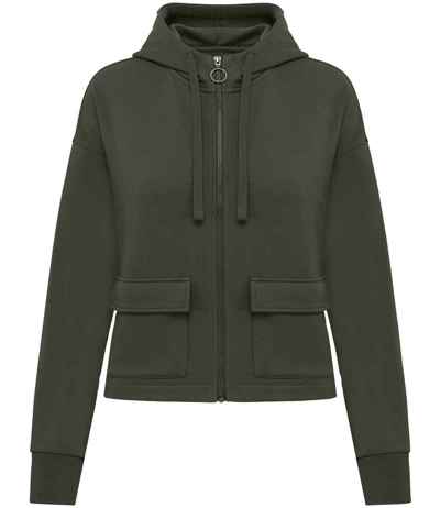 Native Spirit Ladies Full Zip Hooded Sweatshirt