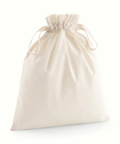Organic Cotton Draw Cord Bag