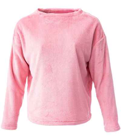 Brand Lab Ladies Plush Fleece Crew Neck Sweatshirt