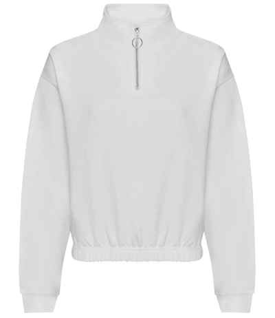 AWDis Ladies Cropped 1/4 Zip Sweatshirt