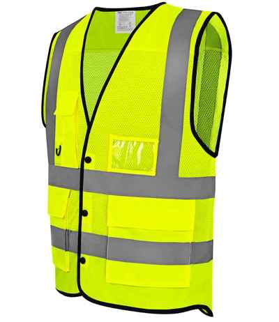 Yoko Superior Eco Mesh Button Waistcoat