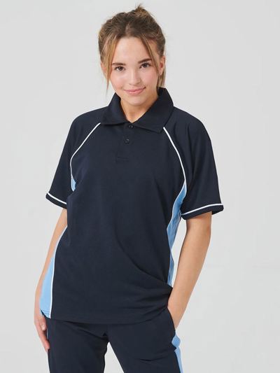 Kids Piped Performance Polo