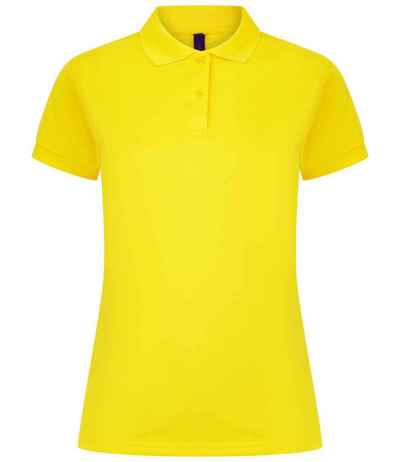 Henbury Ladies Coolplus® Wicking Piqué Polo Shirt