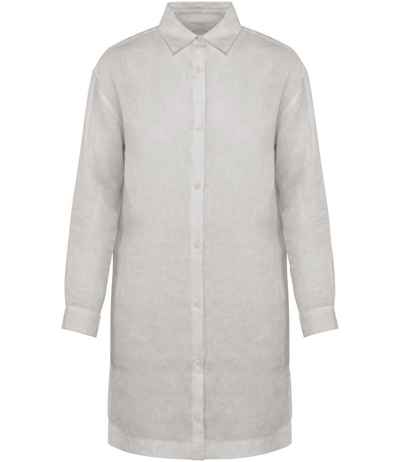 Spasso Ladies Linen Dress Shirt