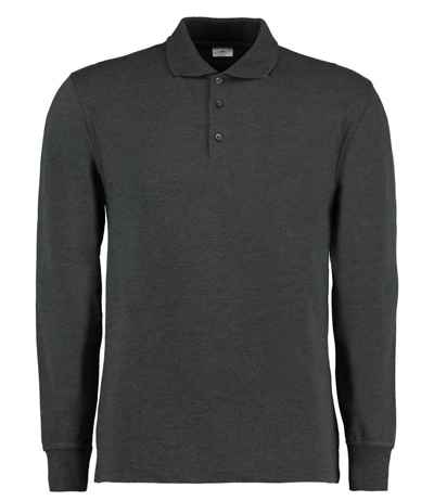 Kustom Kit Long Sleeve Poly/Cotton Piqué Polo Shirt