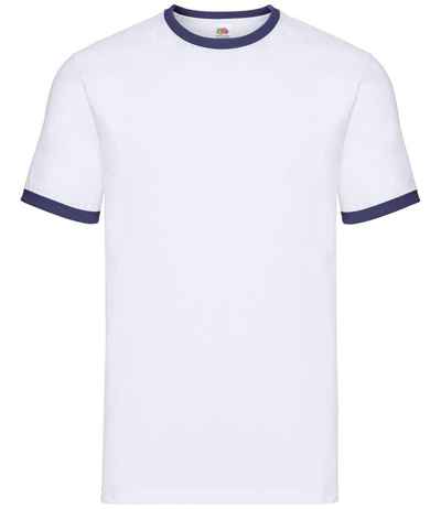 Fruit of the Loom Contrast Ringer T-Shirt