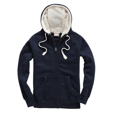 Fleece Lined Zip Hoodie