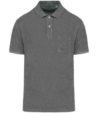 Native Spirit Terry Towel Polo Shirt