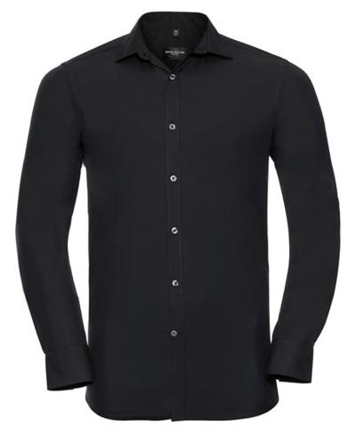 Russell Collection Mens Stretch Shirt