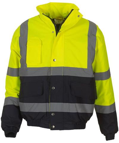 Hi Vis Two Tone Bomber Jacket
