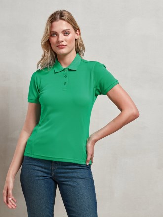LADIES COOLCHECKER PLUS POLO SHIRT