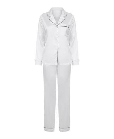 Ladies Satin Long Pyjamas