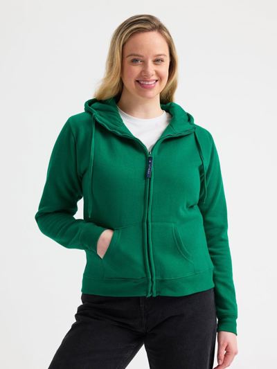 Ladies Classic Full Zip Hooded Sweatshirt