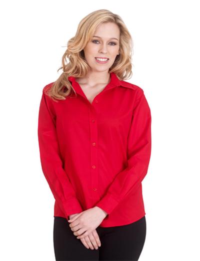 Ladies Poplin Full Sleeve Shirt