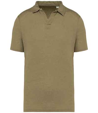 Spasso Linen Polo Shirt