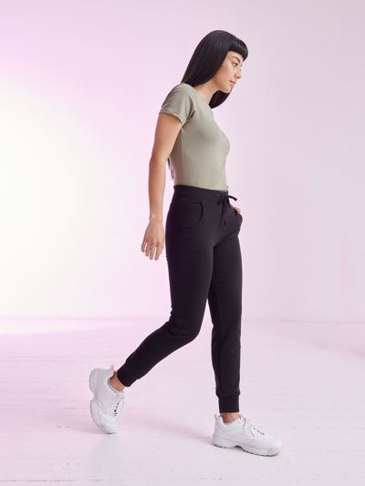 Ladies Slim Cuffed Jog Pants