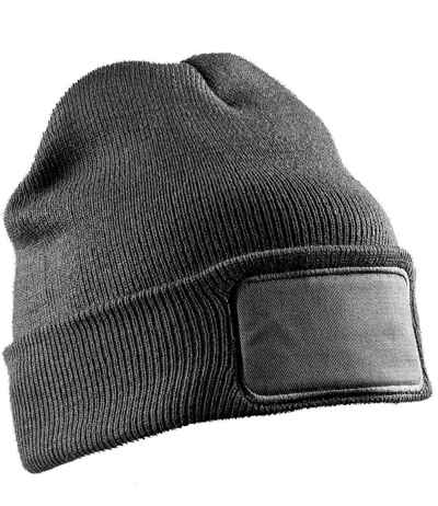 Result Recycled Double Knit Printers Beanie
