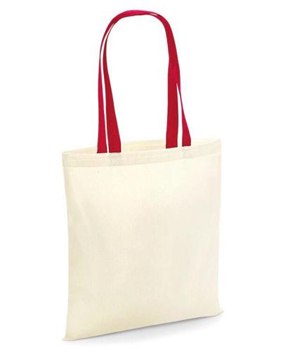 Bag for life contrast handles Tote