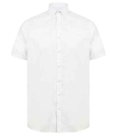 Henbury Modern Short Sleeve Slim Fit Oxford Shirt