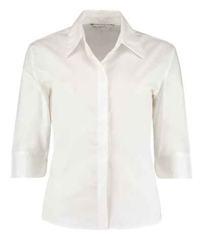 Kustom Kit Ladies 3/4 Sleeve Tailored Continental Shirt