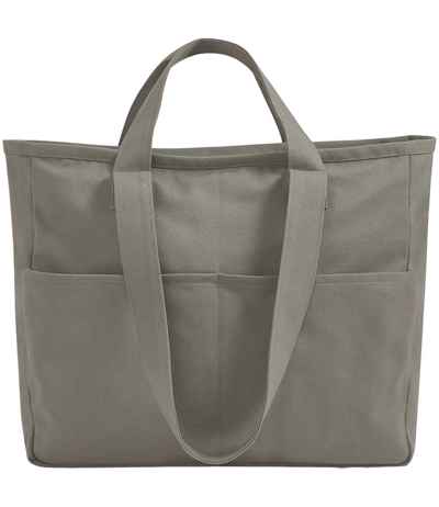 Westford Mill Double Handle Cargo Pocket Tote Bag