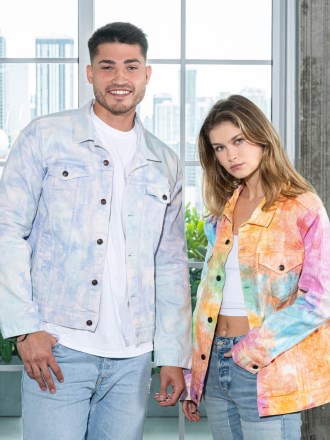 Tie Dye Denim Jacket
