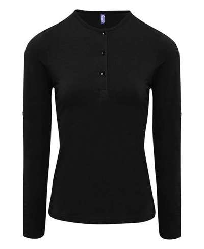 Ladies Long John Roll Sleeve