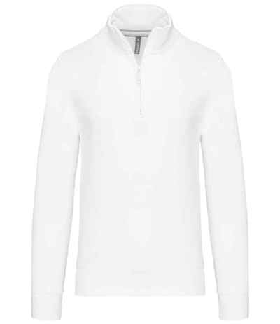 Kariban Zip Neck Sweatshirt