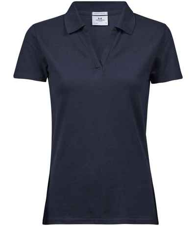 Tee Jays Ladies Luxury Stretch V Neck Polo Shirt