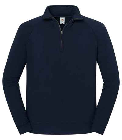 Fruit of the Loom Iconic Premium Zip Neck Sweatshirt
