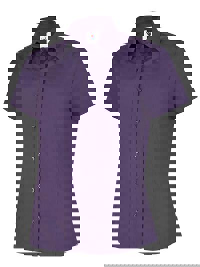 Ladies Poplin Half Sleeve Shirt