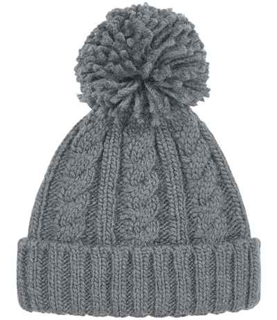 Beechfield Cable Knit Melange Beanie