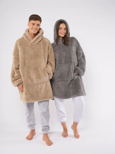 Teddy Bear Fabric Hoodie