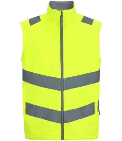 Regatta High Visibility Pro Contract Ablaze Soft Shell Bodywarmer