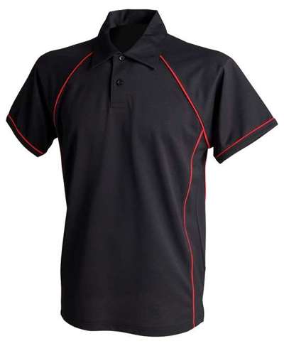 Kids Piped Performance Polo
