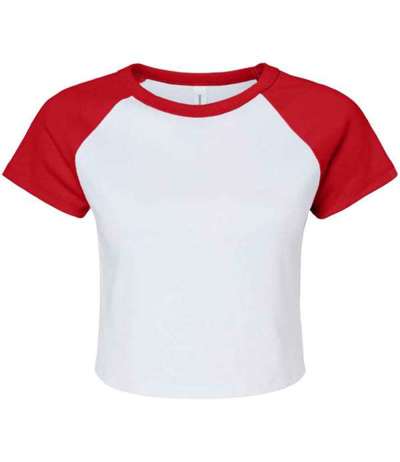 Ladies Micro Rib Raglan T shirt