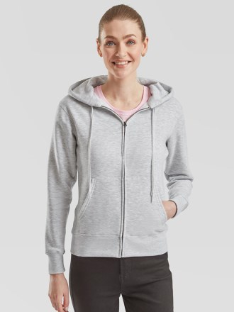 Lady-Fit Hooded Sweat Jacket