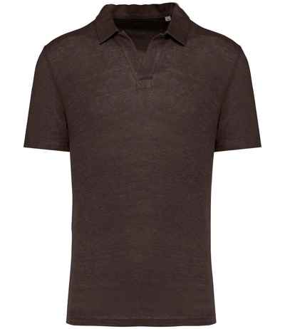 Spasso Linen Polo Shirt