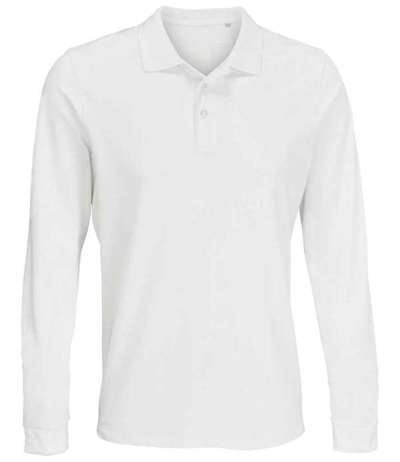 Unisex Prime Long Sleeve Piqué Polo Shirt